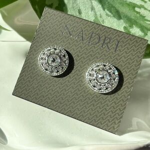 NWT Nadri Crystal Earrings